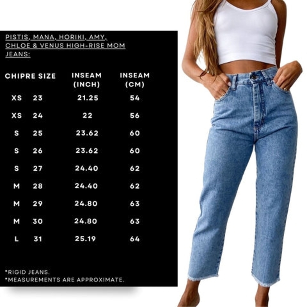 Amy High-Rise Mom Jean Chipre Denim - Picture 7 of 7